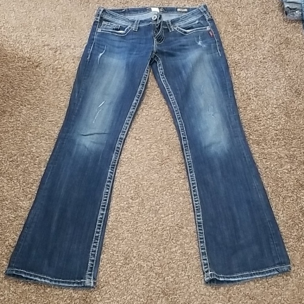 Silver jeans
